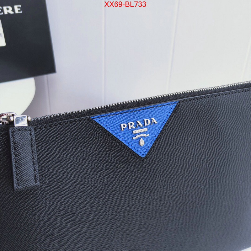 Prada Bags(TOP)-Clutch-,ID: BL733,$:69USD