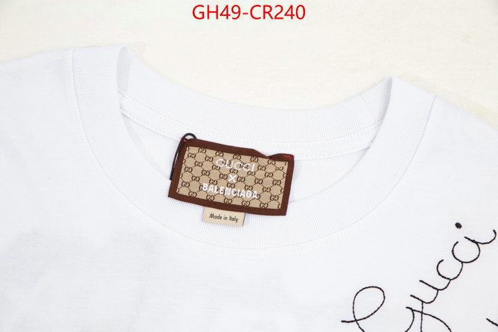 Clothing-Gucci,replcia cheap from china , ID: CR240,$: 49USD