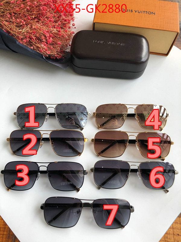 Glasses-LV,best replica 1:1 , ID: GK2880,$:55USD