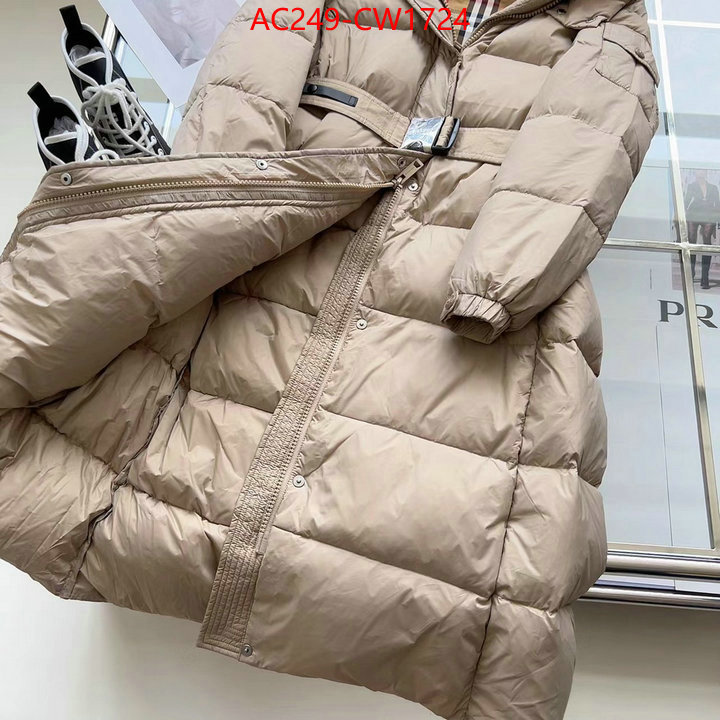 Down jacket Women-Burberry,the best quality replica , ID: CW1724,$: 249USD