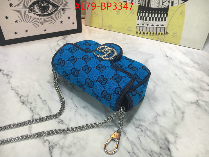 Gucci Bags(4A)-Marmont,2023 replica wholesale cheap sales online ,ID: BP3347,$: 79USD