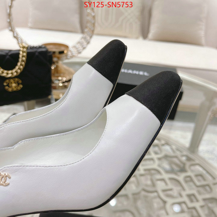 Women Shoes-Chanel,knockoff highest quality , ID: SN5753,$: 125USD