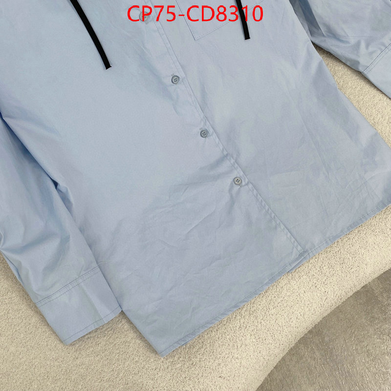 Clothing-Prada,highest quality replica , ID: CD8310,$: 75USD