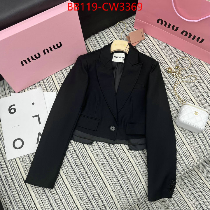 Clothing-MIU MIU,best wholesale replica , ID: CW3369,$: 119USD