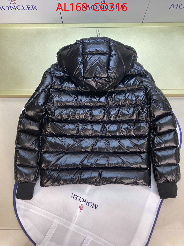 Down jacket Men-Moncler,what's the best place to buy replica , ID: CO316,$: 169USD