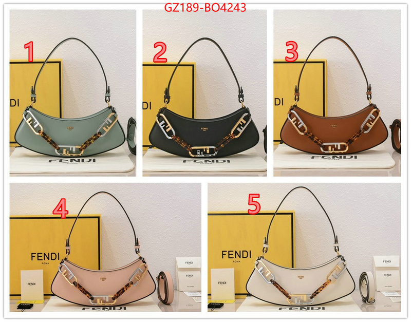 Fendi Bags(TOP)-Handbag-,fake designer ,ID: BO4243,$: 189USD