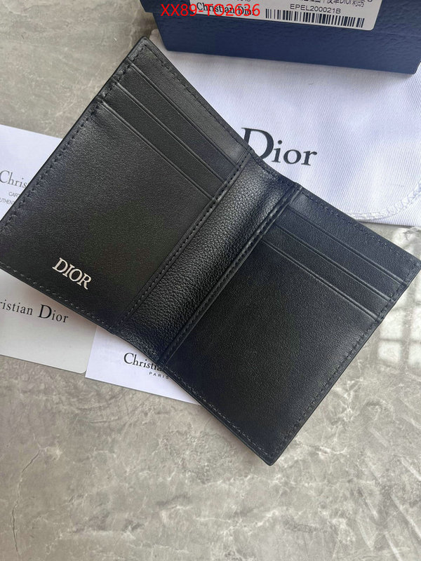 Dior Bags(TOP)-Wallet-,ID: TO2636,$: 89USD