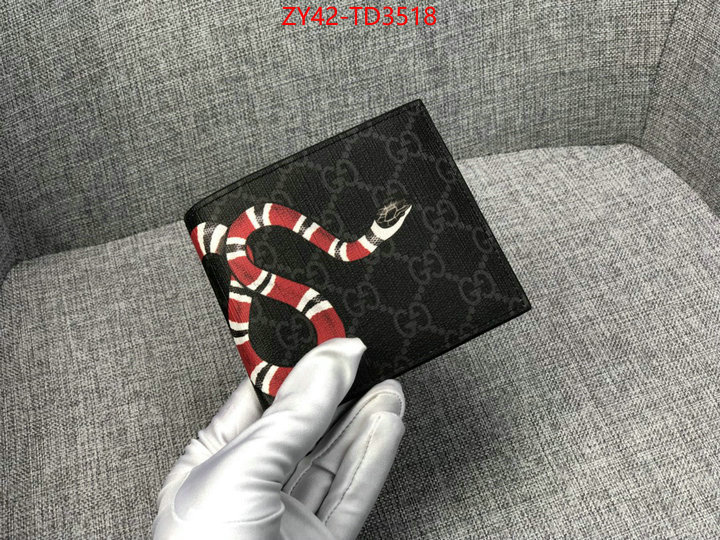 Gucci Bags(4A)-Wallet-,buy luxury 2023 ,ID: TD3518,$: 42USD