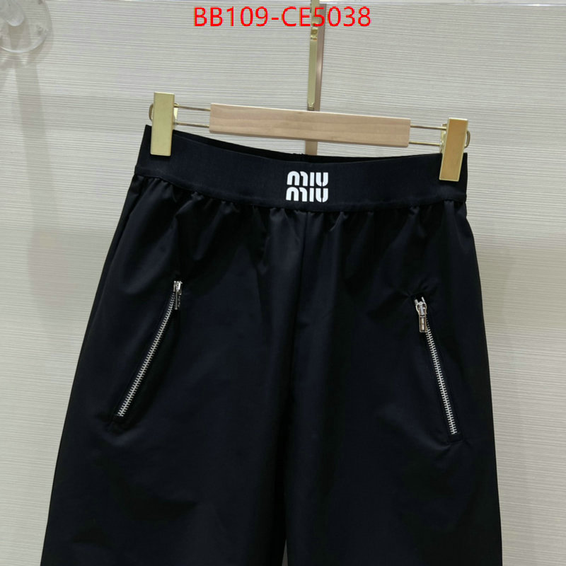 Clothing-MIU MIU,highest product quality , ID: CE5038,$: 109USD