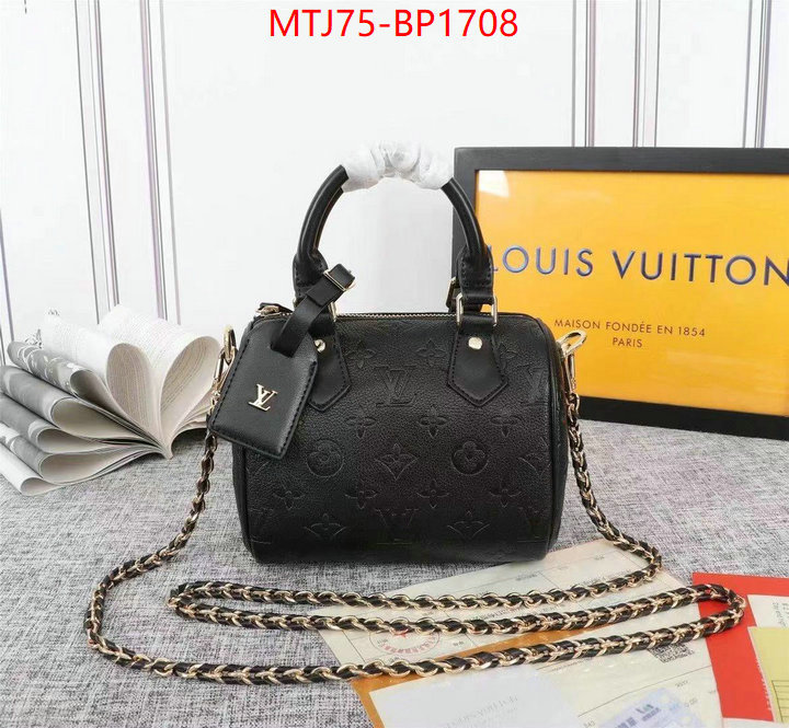 LV Bags(4A)-Speedy-,replica wholesale ,ID: BP1708,$: 75USD