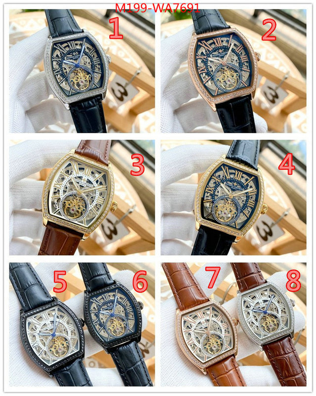 Watch(4A)-Vacheron Constantin,where to buy the best replica ,ID: WA7691,$: 199USD