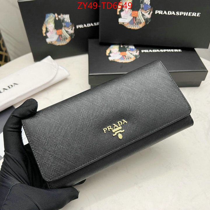 Prada Bags(4A)-Wallet,1:1 replica ,ID: TD6549,$: 49USD