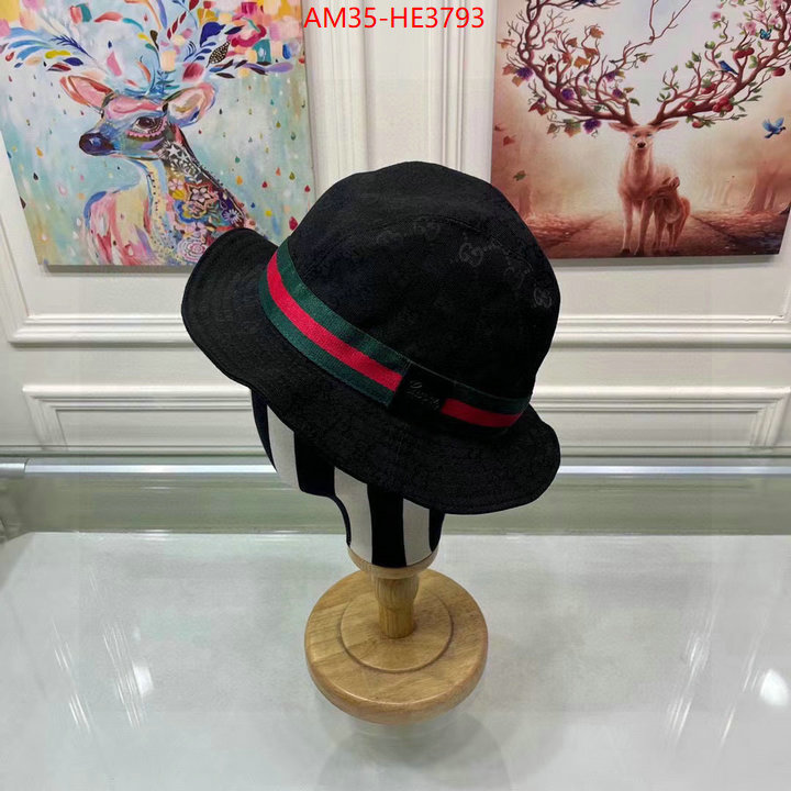 Cap (Hat)-Gucci,first copy , ID: HE3793,$: 35USD