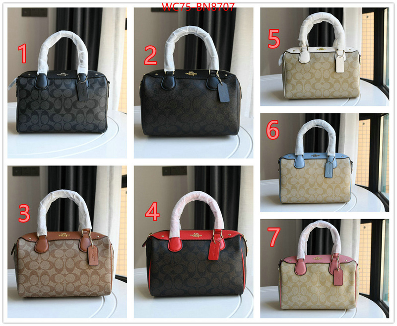 Coach Bags(4A)-Handbag-,shop ,ID: BN8707,$: 75USD