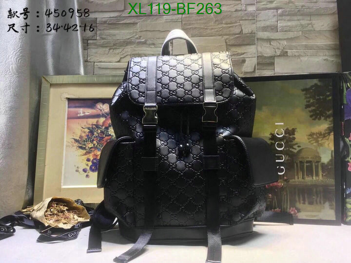 Gucci Bags(4A)-Backpack-,where can i find ,ID: BF263,$:119USD