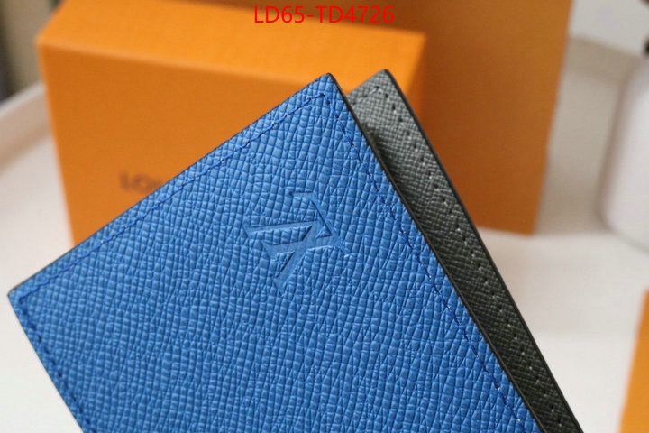 LV Bags(TOP)-Wallet,ID: TD4726,$: 65USD