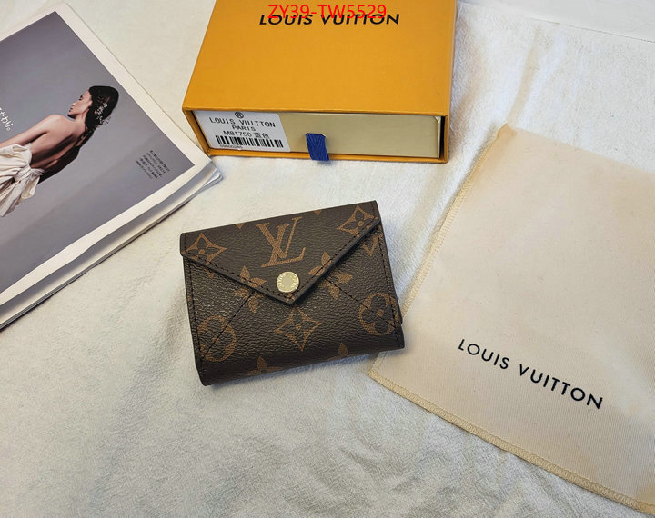 LV Bags(4A)-Wallet,replicas ,ID: TW5529,$: 39USD