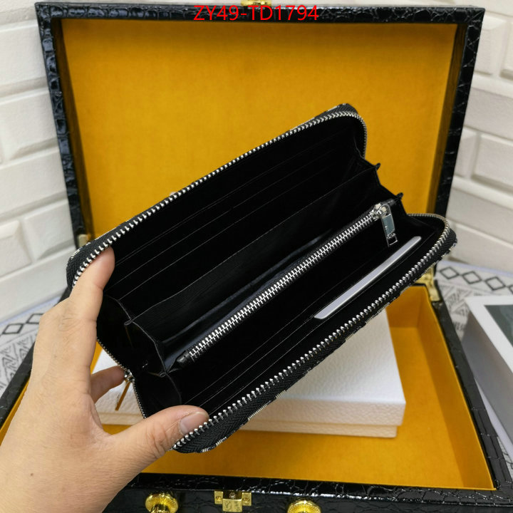 Dior Bags(4A)-Wallet-,ID: TD1794,$: 49USD