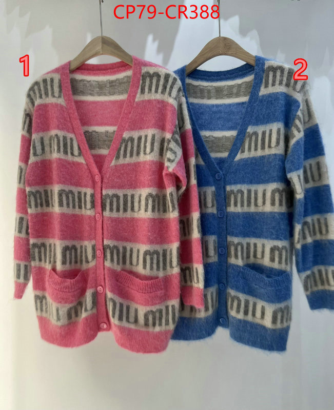 Clothing-MIU MIU,replica 2023 perfect luxury , ID: CR388,$: 79USD