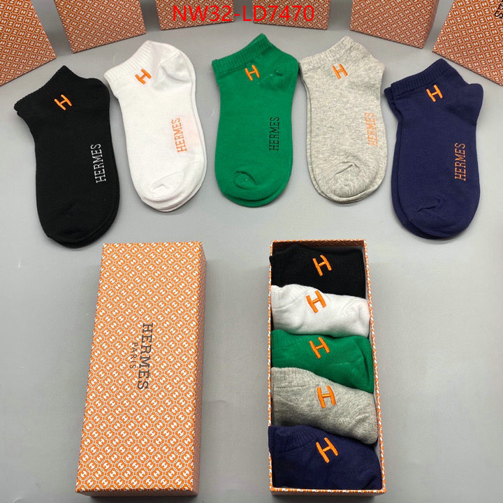 Sock-Hermes,where to buy replicas , ID: LD7470,$: 32USD