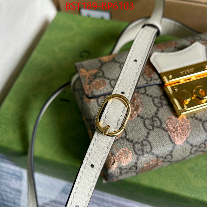 Gucci Bags(TOP)-Padlock-,replicas ,ID: BP6103,$: 189USD