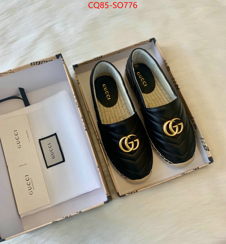 Women Shoes-Gucci,best quality replica , ID: SO776,$: 85USD