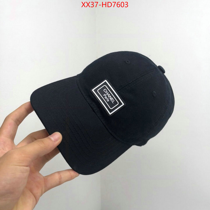 Cap (Hat)-Chanel,brand designer replica , ID: HD7603,$: 37USD