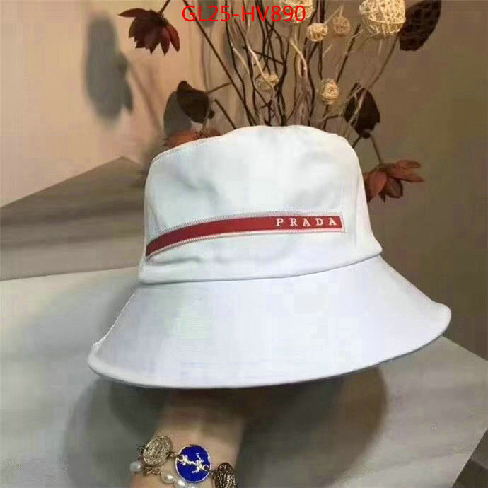 Cap (Hat)-Prada,where could you find a great quality designer , ID: HV890,$: 25USD