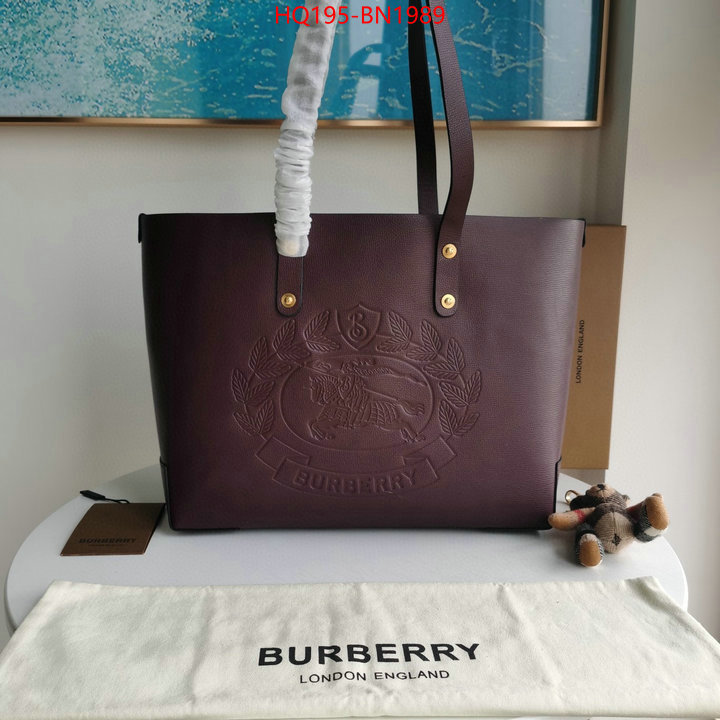 Burberry Bags(TOP)-Handbag-,1:1 clone ,ID: BN1989,$: 195USD