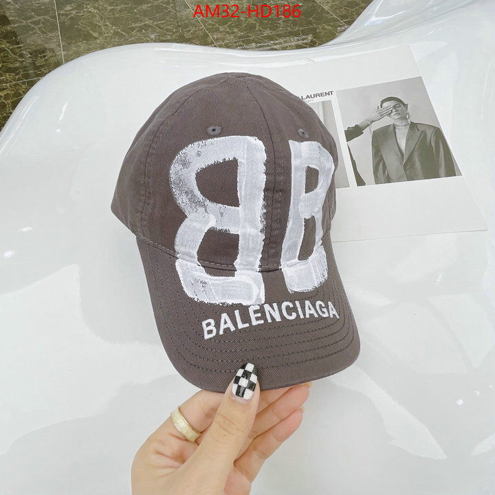 Cap (Hat)-Balenciaga,where to buy the best replica , ID: HD186,$: 32USD