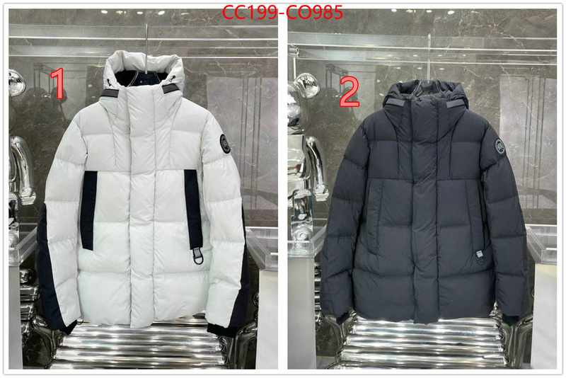 Down jacket Men-Canada Goose,buy first copy replica , ID: CO985,$: 199USD