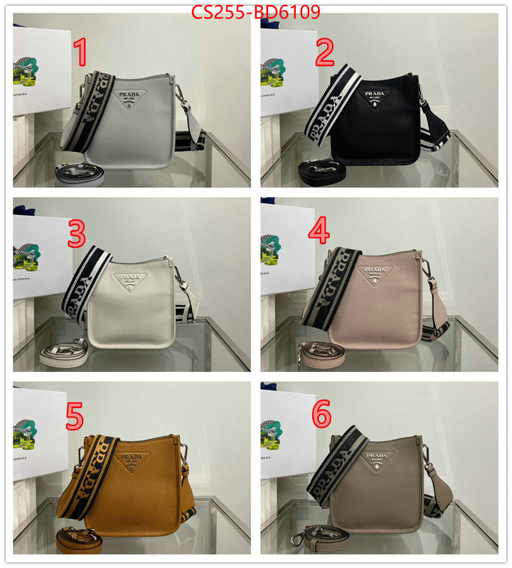 Prada Bags(TOP)-Diagonal-,ID: BD6109,$: 255USD