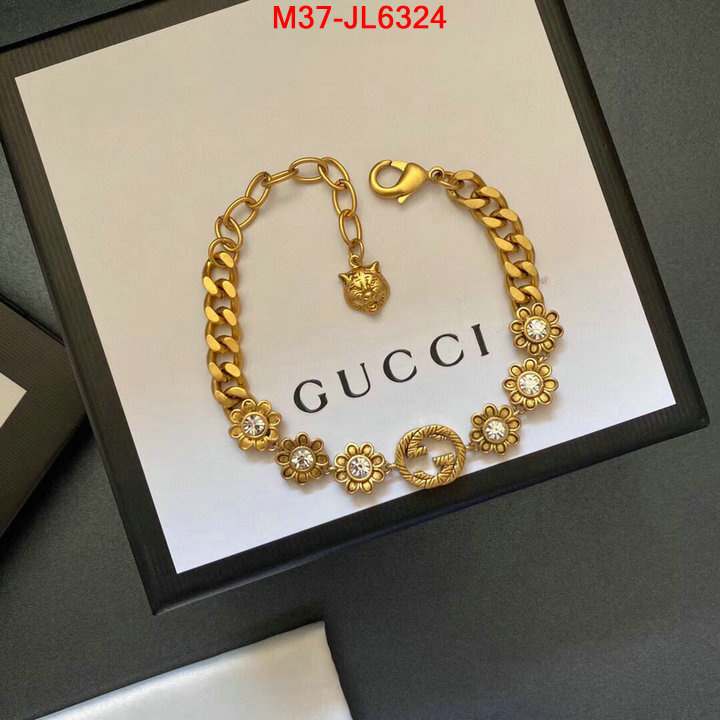 Jewelry-Gucci, ID: JL6324 ,fake cheap best online,$: 37USD