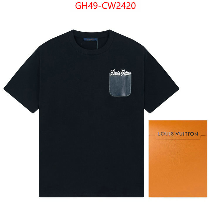 Clothing-LV,high quality , ID: CW2420,$: 49USD