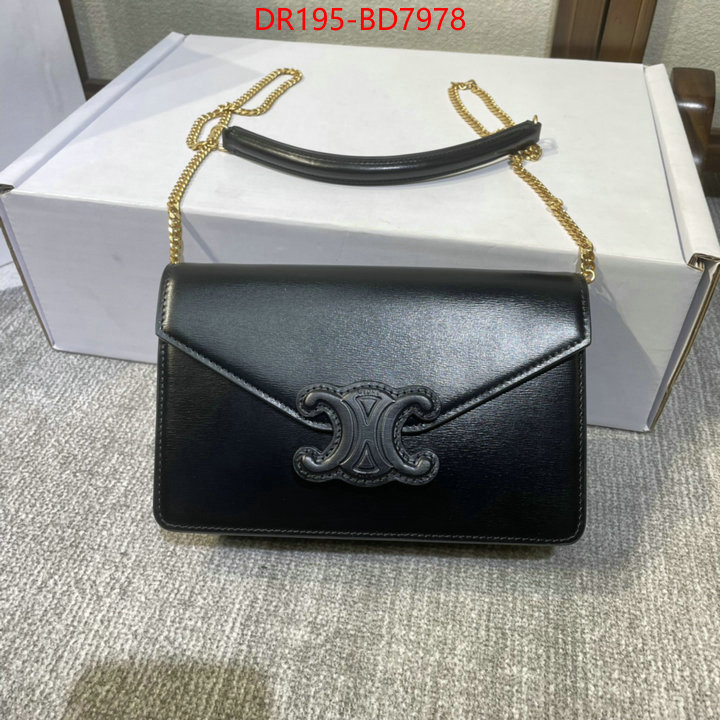 CELINE Bags(TOP)-Triomphe Series,aaaaa replica designer ,ID: BD7978,$: 195USD