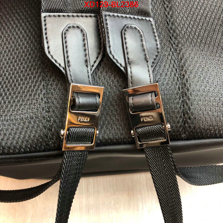 Fendi Bags(4A)-Backpack-,best designer replica ,ID: BL2386,$:129USD