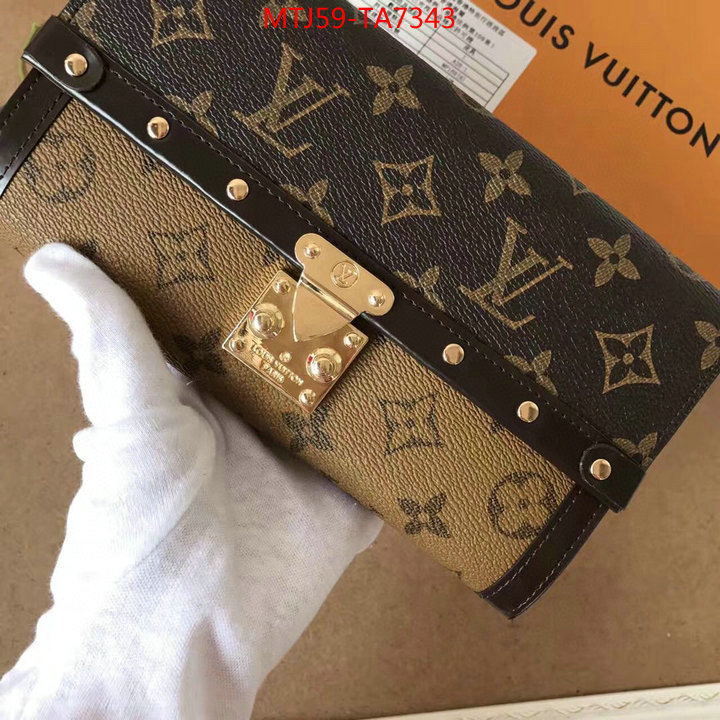 LV Bags(4A)-Wallet,ID: TA7343,$: 59USD