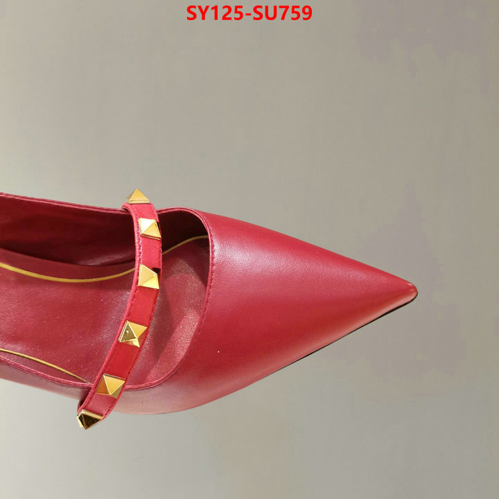 Women Shoes-Valentino,perfect replica , ID: SU759,$: 125USD