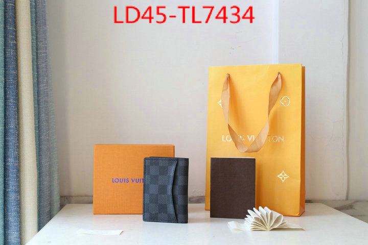 LV Bags(TOP)-Wallet,ID: TL7434,$: 45USD