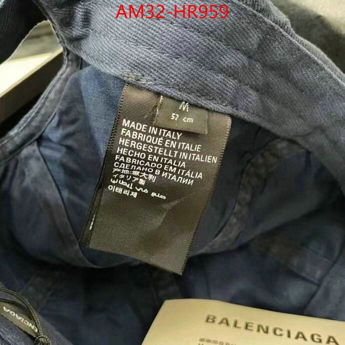Cap (Hat)-Balenciaga,2023 aaaaa replica 1st copy , ID: HR959,$: 32USD