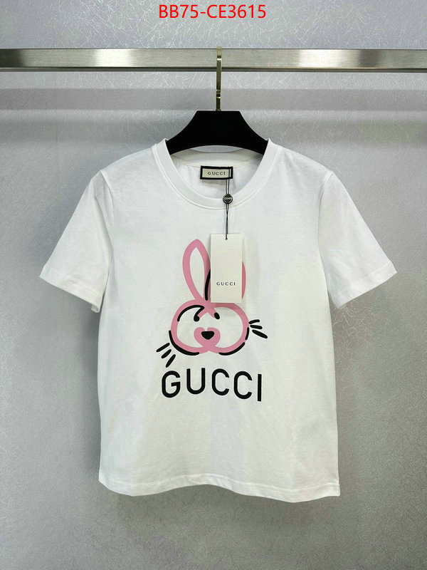 Clothing-Gucci,replica aaaaa designer , ID: CE3615,$: 75USD