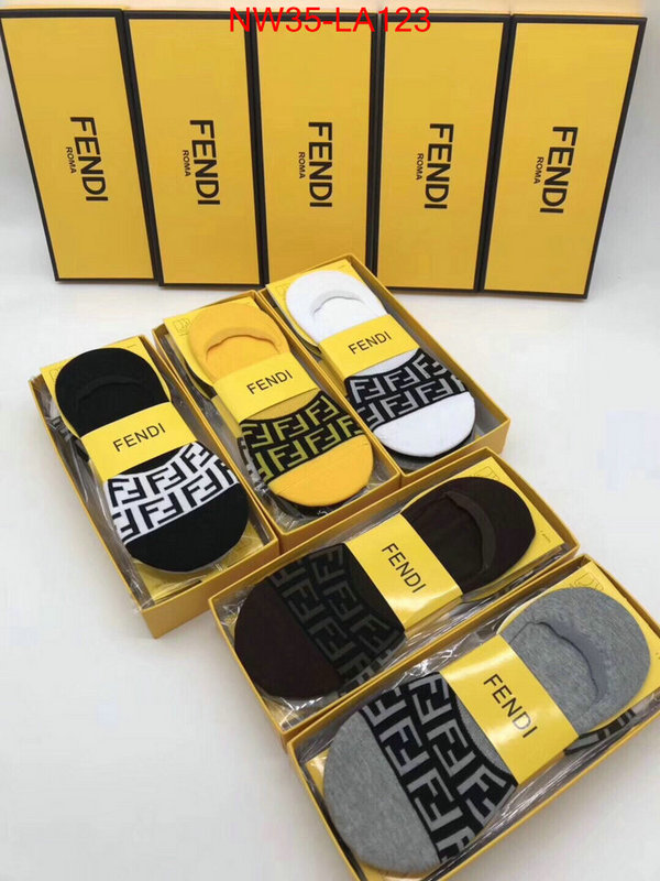 Sock-Fendi,wholesale replica shop , ID:LA123,$: 35USD