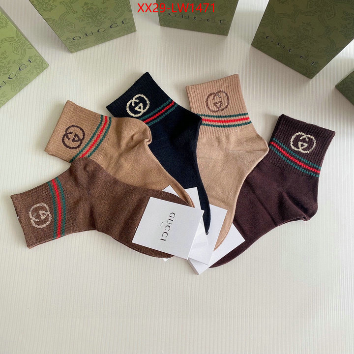 Sock-Gucci,top quality replica , ID: LW1471,$: 29USD