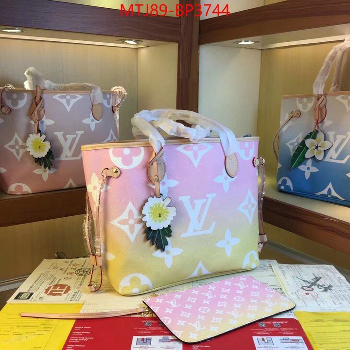 LV Bags(4A)-Neverfull-,brand designer replica ,ID: BP3744,$: 89USD