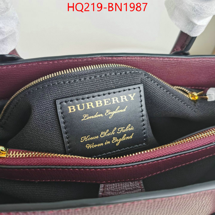 Burberry Bags(TOP)-Handbag-,only sell high-quality ,ID: BN1987,$: 219USD