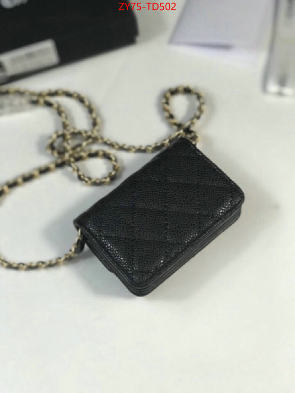 Chanel Bags(4A)-Wallet-,ID: TD502,$: 75USD