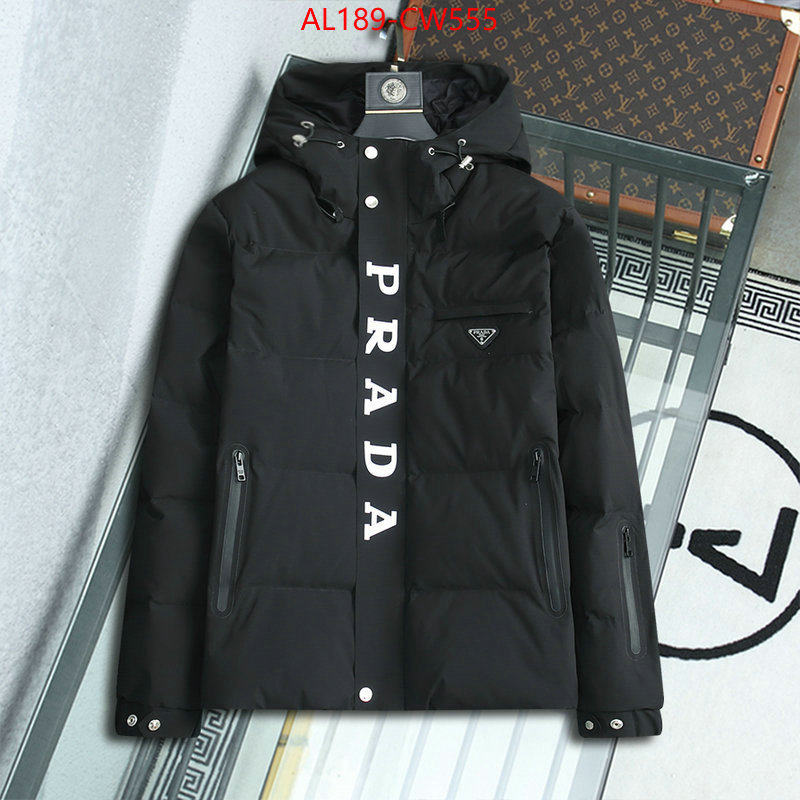 Down jacket Men-Prada,first top , ID: CW555,$: 189USD