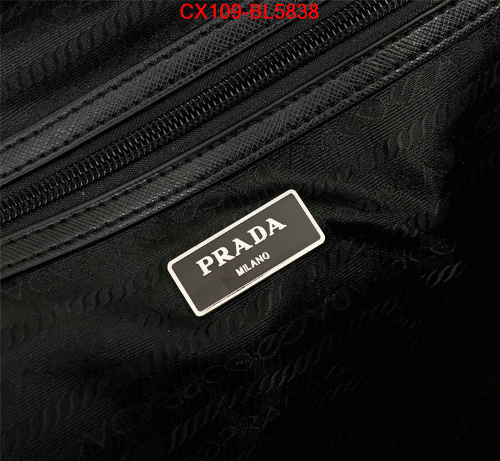 Prada Bags(4A)-Handbag-,buy first copy replica ,ID: BL5838,$: 109USD