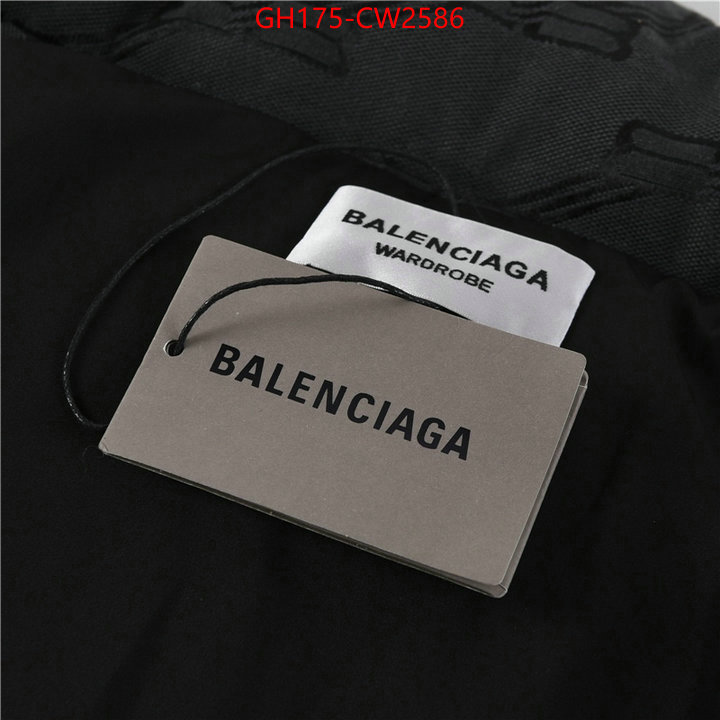 Down jacket Men-Balenciaga,copy aaaaa , ID: CW2586,$: 175USD