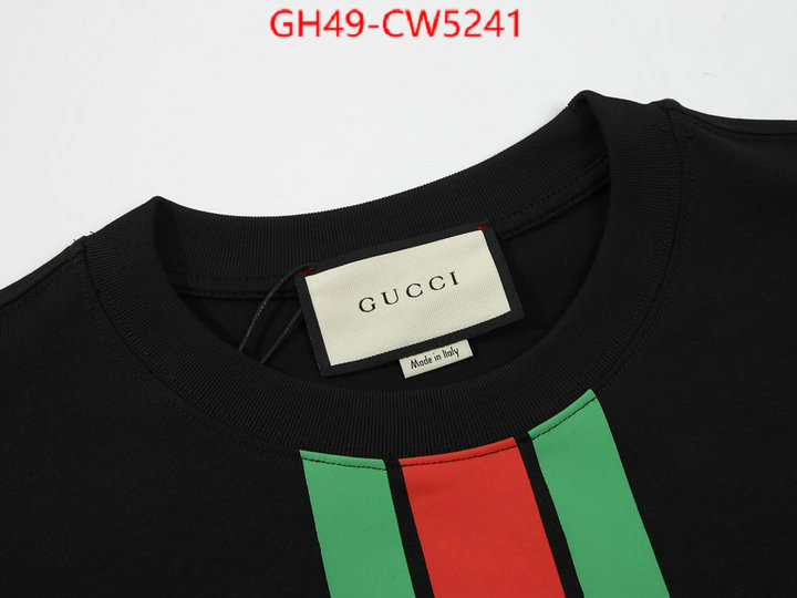 Clothing-Gucci,2023 replica , ID: CW5241,$: 49USD